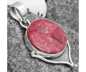 Natural Pink Thulite - Norway Pendant SDP104787 P-1393, 18x18 mm