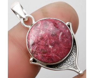 Natural Pink Thulite - Norway Pendant SDP104788 P-1393, 17x17 mm