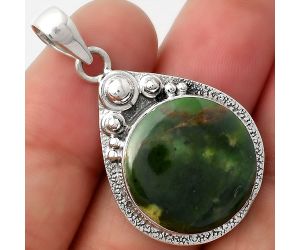 Natural Chrome Chalcedony Pendant SDP104911 P-1350, 19x19 mm