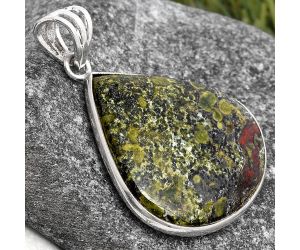 Dragon Blood Stone - South Africa Pendant SDP105725 P-1001, 25x25 mm