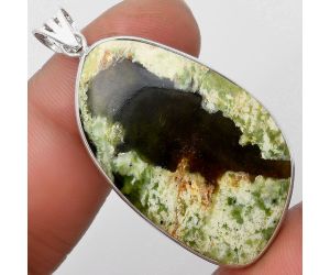 Natural Serpentine Pendant SDP105729 P-1001, 23x38 mm