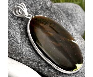 Natural Chrome Chalcedony Pendant SDP106458 P-1001, 25x35 mm