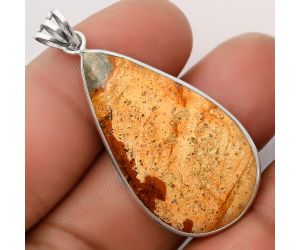 Natural Picture Jasper Pendant SDP106499 P-1001, 20x36 mm