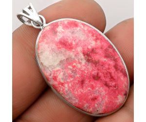 Natural Pink Thulite - Norway Pendant SDP106530 P-1001, 21x31 mm