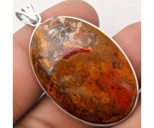 Natural Rare Cady Mountain Agate Pendant SDP106570 P-1001, 25x38 mm