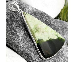 Natural Chrome Chalcedony Pendant SDP106639 P-1001, 27x38 mm