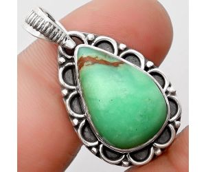 Natural Boulder Chrysoprase - Australia Pendant SDP106703 P-1080, 13x19 mm