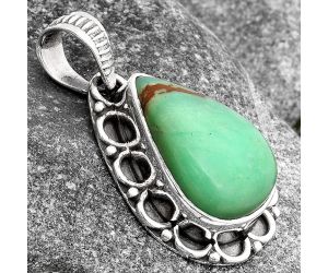 Natural Boulder Chrysoprase - Australia Pendant SDP106703 P-1080, 13x19 mm