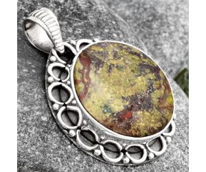 Dragon Blood Stone - South Africa Pendant SDP106717 P-1080, 20x20 mm