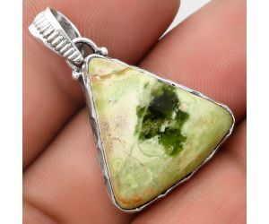 Natural Chrome Chalcedony Pendant SDP106804 P-1082, 21x22 mm