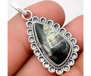 Natural Larsonite Jasper Pendant SDP106969 P-1214, 11x21 mm