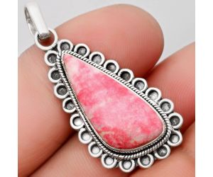 Natural Pink Thulite - Norway Pendant SDP106984 P-1214, 10x24 mm