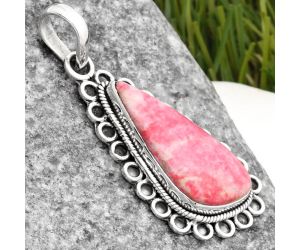 Natural Pink Thulite - Norway Pendant SDP106984 P-1214, 10x24 mm