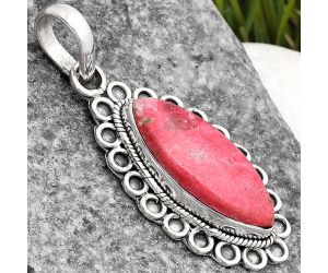 Natural Pink Thulite - Norway Pendant SDP106991 P-1214, 9x21 mm