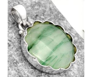 Natural Green Aventurine Pendant SDP107075 P-1555, 22x22 mm