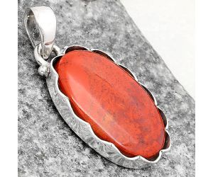 Natural Red Moss Agate Pendant SDP107077 P-1555, 15x23 mm