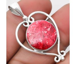 Natural Pink Thulite - Norway Pendant SDP107131 P-1285, 16x16 mm