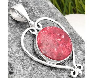 Natural Pink Thulite - Norway Pendant SDP107131 P-1285, 16x16 mm