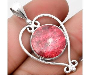 Natural Pink Thulite - Norway Pendant SDP107157 P-1285, 16x16 mm