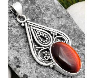 Natural Red Tiger Eye Pendant SDP107263 P-1541, 13x18 mm