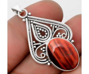 Natural Red Tiger Eye Pendant SDP107284 P-1541, 13x18 mm