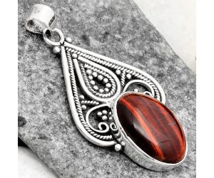 Natural Red Tiger Eye Pendant SDP107284 P-1541, 13x18 mm