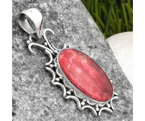 Natural Pink Thulite - Norway Pendant SDP107315 P-1249, 11x20 mm