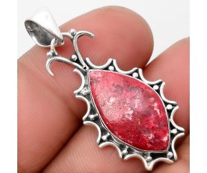 Natural Pink Thulite - Norway Pendant SDP107332 P-1249, 20x21 mm