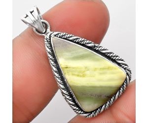 Natural Serpentine Pendant SDP108042 P-1074, 16x24 mm