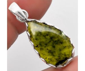 Natural Chrome Chalcedony Pendant SDP108166 P-1637, 14x24 mm