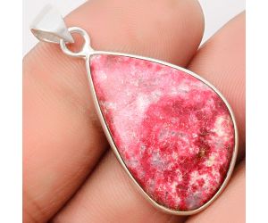 Natural Pink Thulite - Norway Pendant SDP108484 P-1001, 17x27 mm