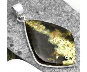 Natural Chrome Chalcedony Pendant SDP108578 P-1001, 26x35 mm