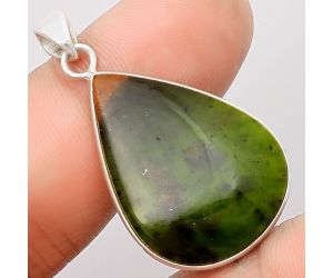 Natural Chrome Chalcedony Pendant SDP108630 P-1001, 21x29 mm