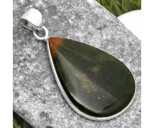 Natural Chrome Chalcedony Pendant SDP108630 P-1001, 21x29 mm