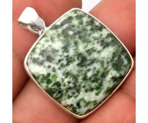 Natural Dioptase Pendant SDP108736 P-1001, 23x23 mm