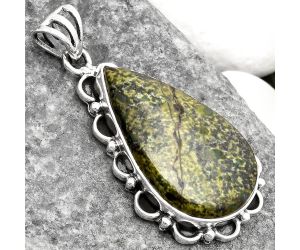 Dragon Blood Stone - South Africa Pendant SDP109040 P-1080, 16x27 mm