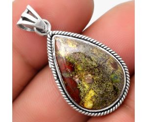 Dragon Blood Stone - South Africa Pendant SDP109075 P-1056, 15x22 mm