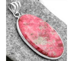 Natural Pink Thulite - Norway Pendant SDP109136 P-1001, 19x33 mm