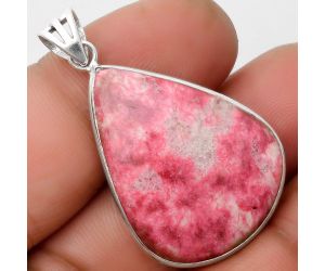 Natural Pink Thulite - Norway Pendant SDP109157 P-1001, 23x30 mm