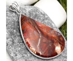 Natural Purple Cow Jasper Pendant SDP109178 P-1001, 25x39 mm