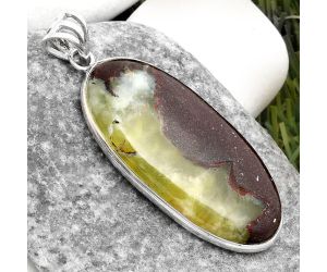 Natural Boulder Chrysoprase - Australia Pendant SDP109192 P-1001, 18x37 mm