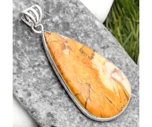 Natural Brecciated Mookaite Pendant SDP109242 P-1001, 21x36 mm