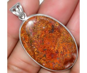 Natural Rare Cady Mountain Agate Pendant SDP109444 P-1001, 22x34 mm