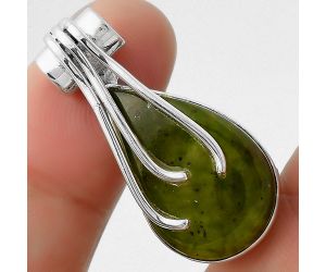 Natural Chrome Chalcedony Pendant SDP109611 P-1675, 15x23 mm