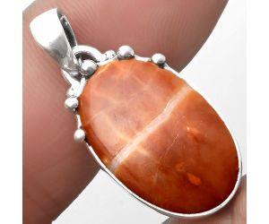 Natural Red Mookaite Pendant SDP109916 P-1349, 14x22 mm