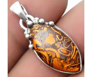 Natural Coquina Fossil Jasper - India Pendant SDP109931 P-1349, 12x22 mm