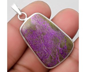 Natural Purpurite - South Africa Pendant SDP110316 P-1001, 22x32 mm