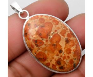 Natural Asteroid Jasper Pendant SDP110318 P-1001, 24x36 mm