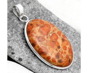 Natural Asteroid Jasper Pendant SDP110318 P-1001, 24x36 mm