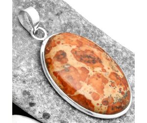 Natural Asteroid Jasper Pendant SDP110341 P-1001, 24x33 mm